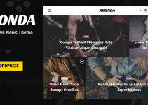 Rhonda - Responsive WordPress News Theme