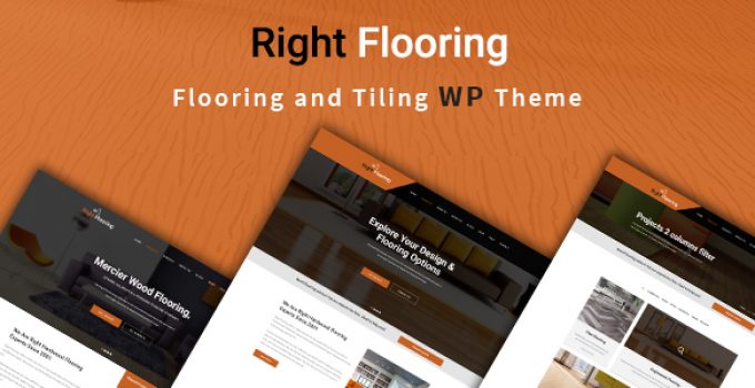 Right Flooring - Paving and Tiling Services WordPress Theme