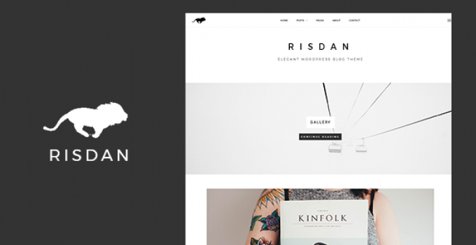 Risdan - Personal & Elegant WordPress Theme