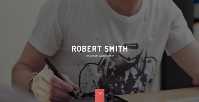 Robert Smith - Responsive Resume / CV WordPress Theme