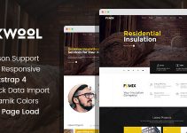 Rokwool - WordPress theme for House Insulation