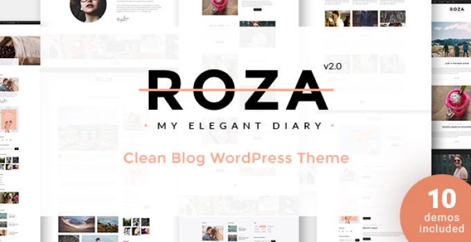 Roza – Elegant Diary WordPress Theme