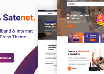 Satenet - Broadband & Internet WordPress Theme
