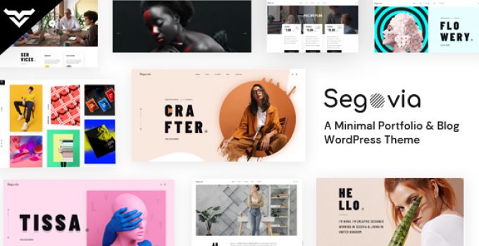 Segovia - A Minimal Portfolio And Blog WordPress Theme