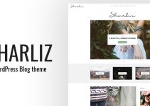Sharliz - A Personal WordPress Blog Theme