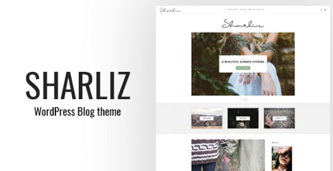 Sharliz - A Personal WordPress Blog Theme