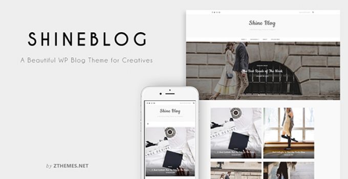 ShineBlog - A Responsive WordPress Blog Theme