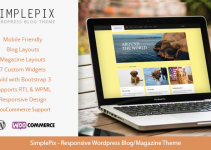 SimplePix - Responsive WordPress Blog Magazine Theme