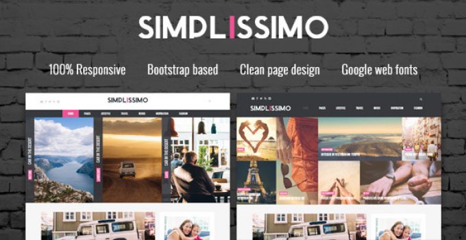Simplissimo - Blog / Magazine WordPress Theme