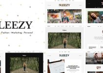 Sleezy Lifestyle - Marketing WordPress Theme