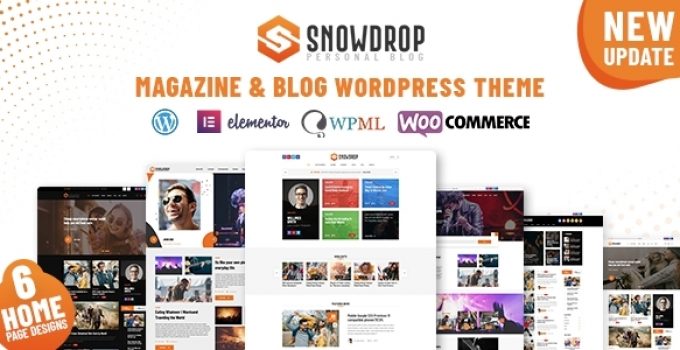 Snowdrop - Viral News & Magazine WordPress Theme