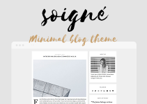 Soigne - A Responsive Minimal WordPress Blog Theme