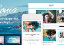 Sonia - A Responsive WordPress Blog and Shop Theme