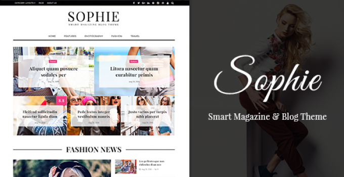 Sophie - Smart WP Magazine & Blog Theme