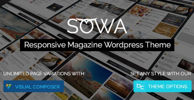 Sowa - Responsive Magazine WordPress Theme