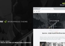 Sparrow: A Responsive WordPress Blog Theme