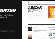 Starter - Amazingly optimized, fast & minimalist blog theme!