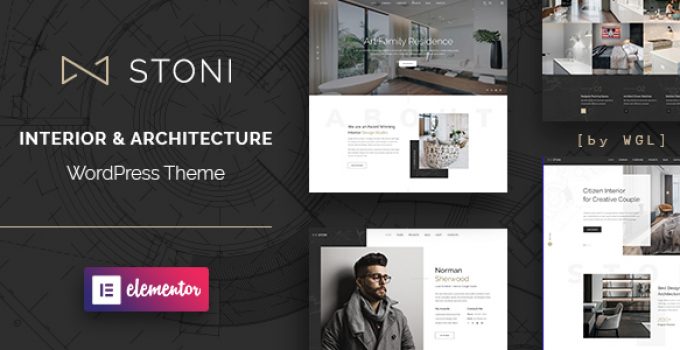Stoni - Architecture Agency WordPress Theme