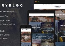 StoryBlog - WordPress Theme for Story Tellers