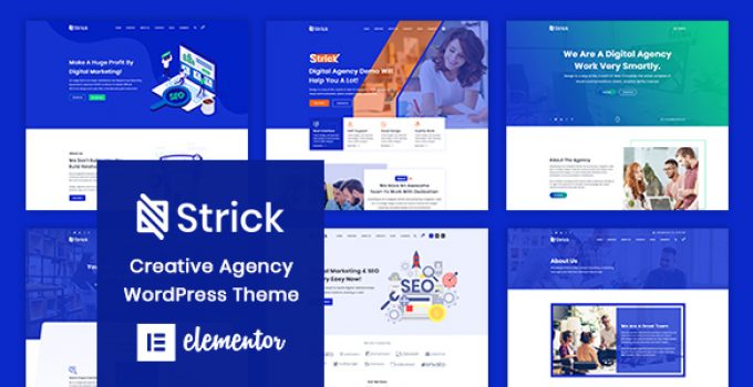 Strick - Creative Agency WordPress Theme