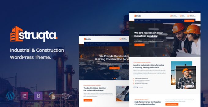 Struqta - Industrial & Construction WordPress Theme