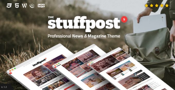 StuffPost - Professional News & Magazine WordPress Theme