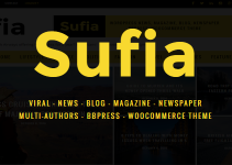 Sufia | News Blog Magazine Newspaper Multipurpose WordPress Theme