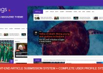 Talktags - WordPress Magazine Theme + Front-end Article Submission