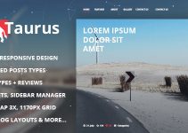 Taurus - Responsive WordPress News, Magazine, Blog
