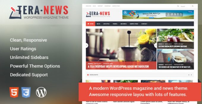TeraNews - Responsive WordPress Magazine Theme