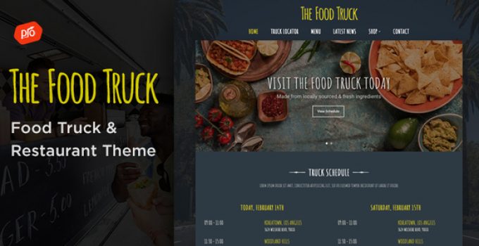 The Food Truck - WordPress Theme