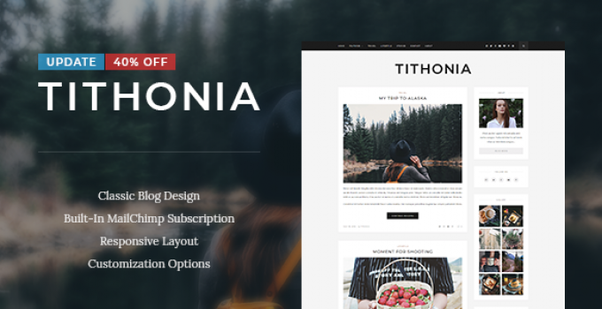 Tithonia - WordPress Blog Theme