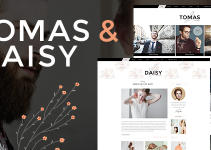 Tomas and Daisy - Stylish Blog Theme