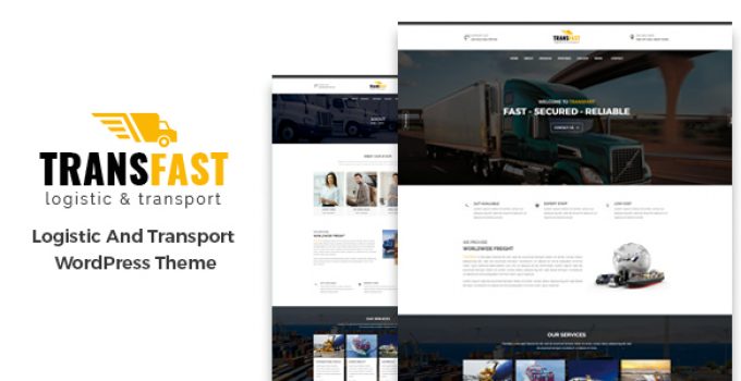 Transfast - Logistic and Transport - WordPress Theme