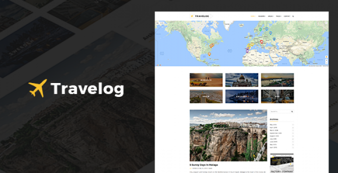 Travelog - WordPress Theme For Travelers