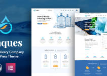 Uaques - Drinking Water Delivery WordPress Theme + RTL