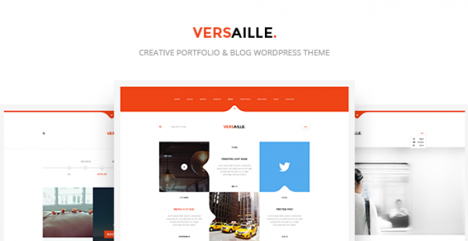 Versaille - Personal Blog WordPress Theme