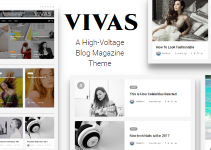 VIVAS Blog Magazine Newspaper WordPress Theme with Visual Composer