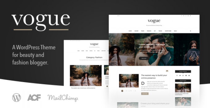 Vogue CD - Lifestyle & Fashion Blog Theme for WordPress