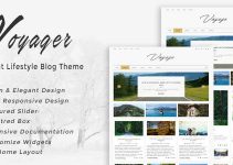 Voyager - Elegant Lifestyle Blog Theme