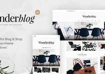 Wonderblog - A Responsive WordPress Blog & Shop Theme
