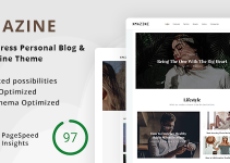 Xmazine - WordPress Personal Blog & Magazine Theme