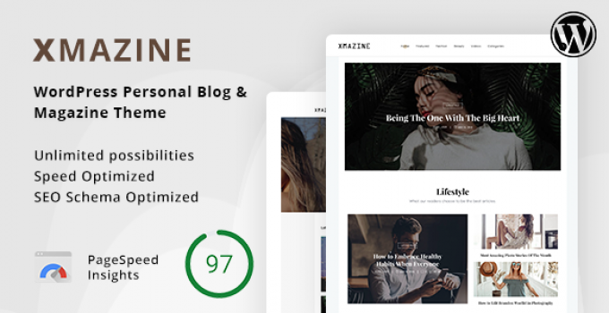 Xmazine - WordPress Personal Blog & Magazine Theme