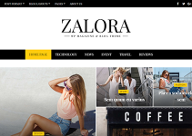 Zalora - Responsive Fashion Magazine Blog Theme