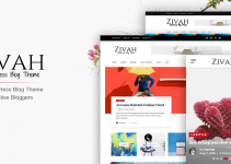 Zivah - WordPress Blog Theme For Creative Bloggers