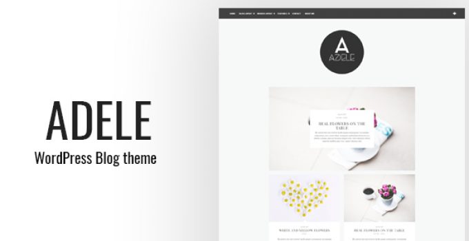 Adele - Clean WordPress Blog Theme