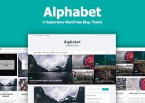 Alphabet - A Responsive WordPress Blog Theme
