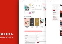 Angelica - Accessible Bookstore WordPress theme