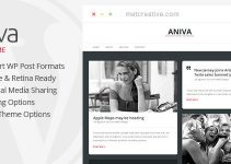 Aniva | Elegant Responsive WordPress Blog Theme