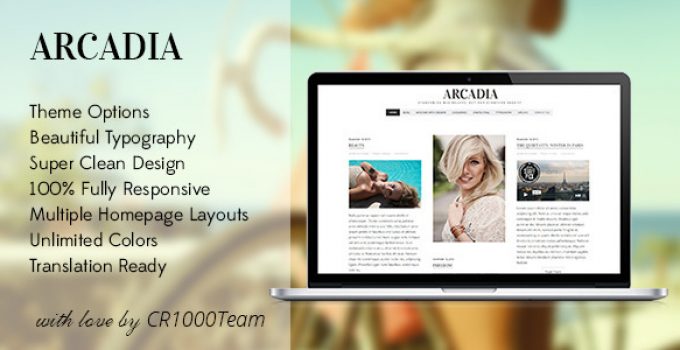 Arcadia - Responsive WordPress Blog Theme